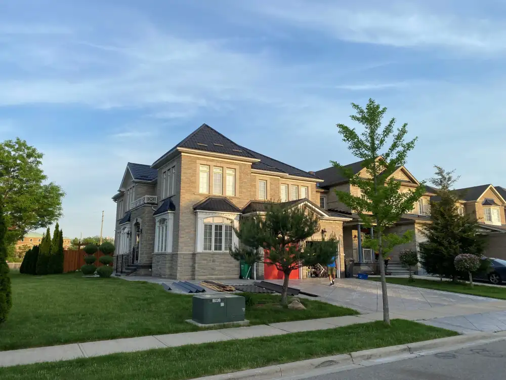 Completed metal roofing project by King Metal Roofing